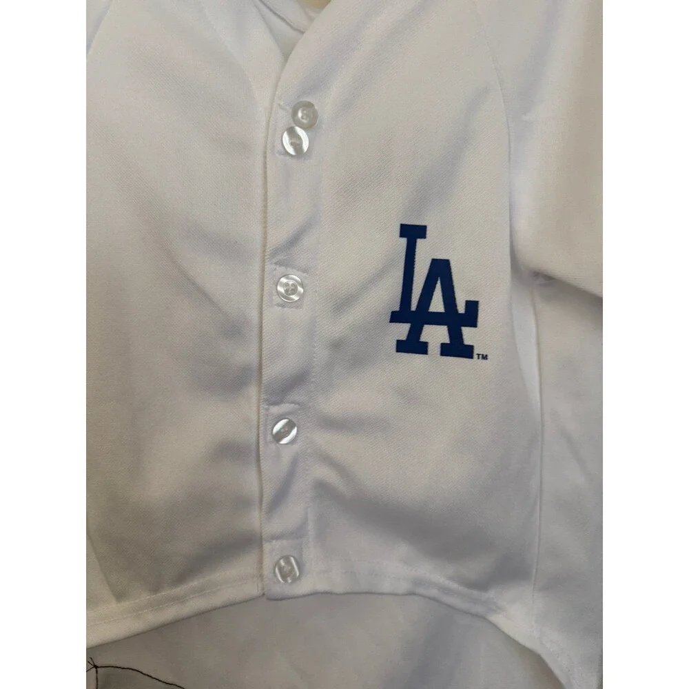 Dog MLB Los Angeles Dodgers Shohei Ohtani #17 White Jersey Size X-large